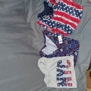 Set of 4th of July Tops